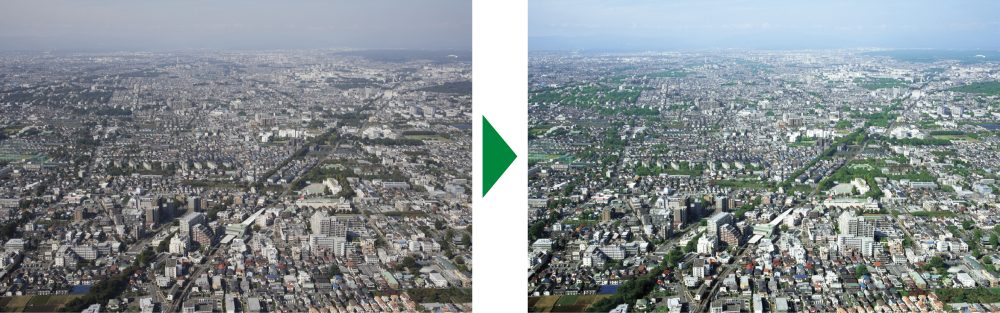 画像補正-色を鮮やかに